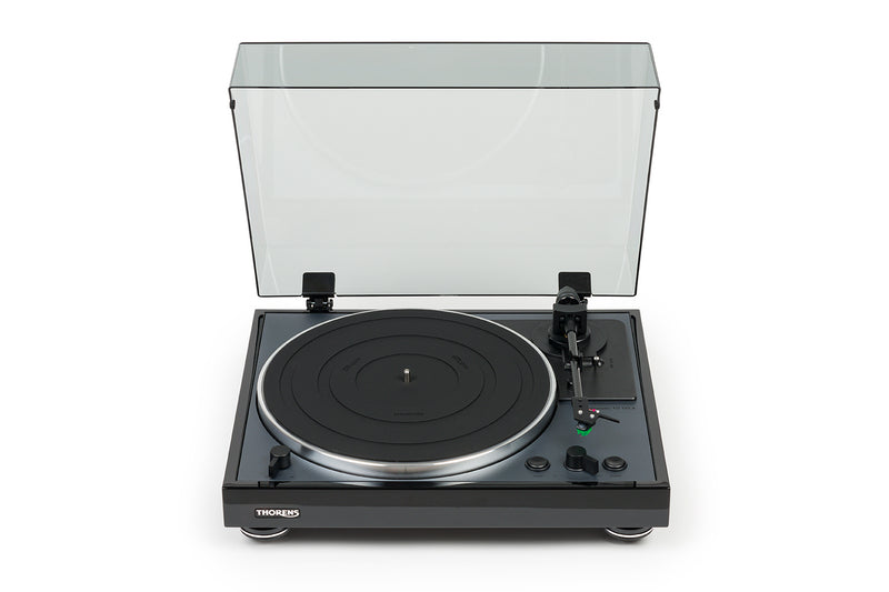 New THORENS TD 102 A FULLY AUTOMATIC TURNTABLE with integrated switchable MM phono preamplifier