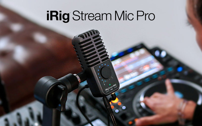 IK Multimedia iRig Stream Mic Pro - One Mic To Connect It All - Full Warranty!