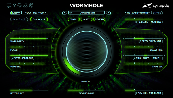 New Zynaptiq - Wormhole- Otherworldly Audio Effects AAX/AU/VST (Download/Activation Card)