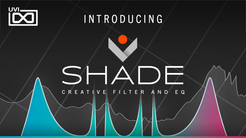 New UVI Shade Creative Filter and EQ VI Software (Download/Activation Card)