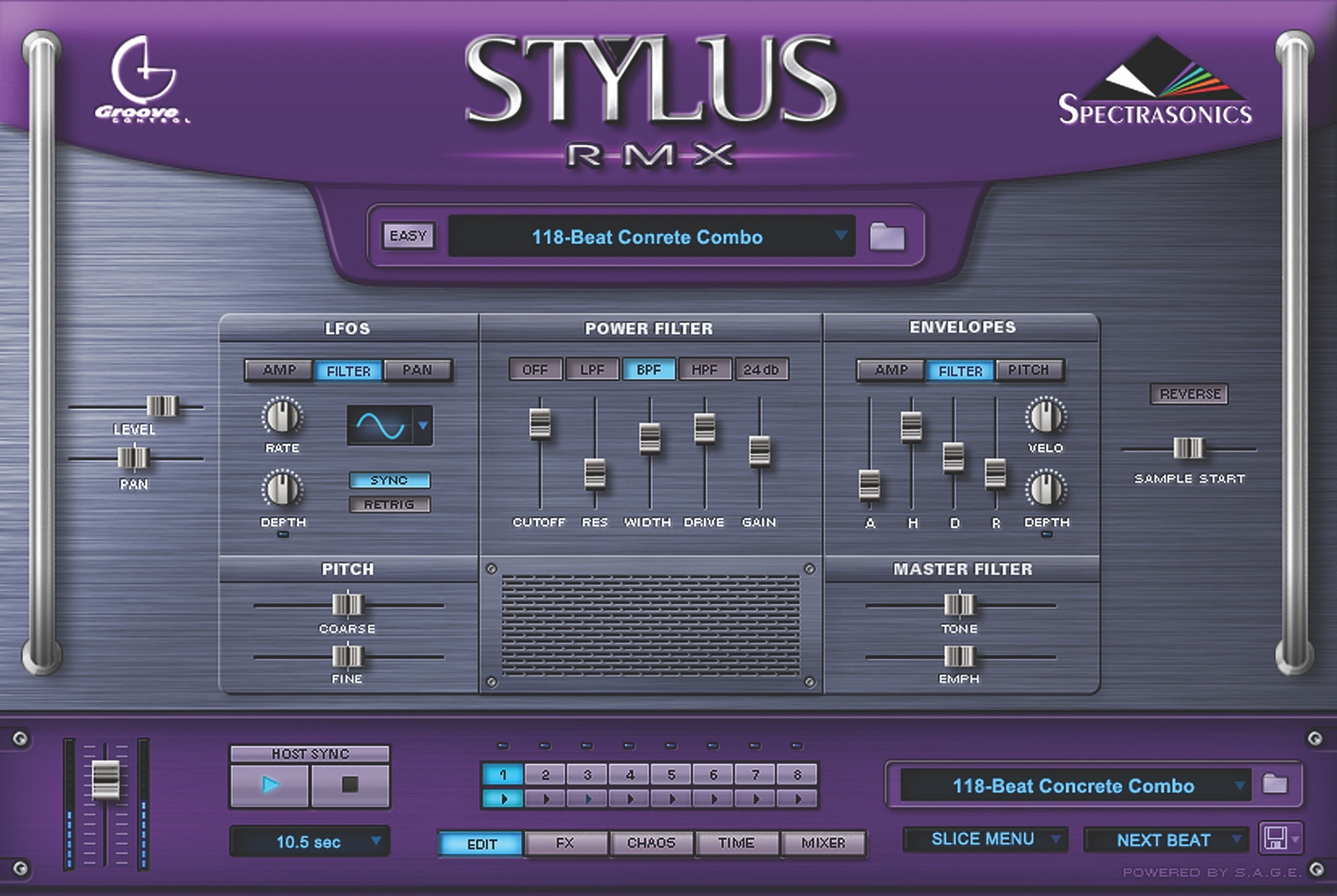 New Spectrasonics Stylus RMX Xpanded (Includes all 4 SAGE Xpanders) Groove Module VST AU AAX MAC/PC (Boxed)