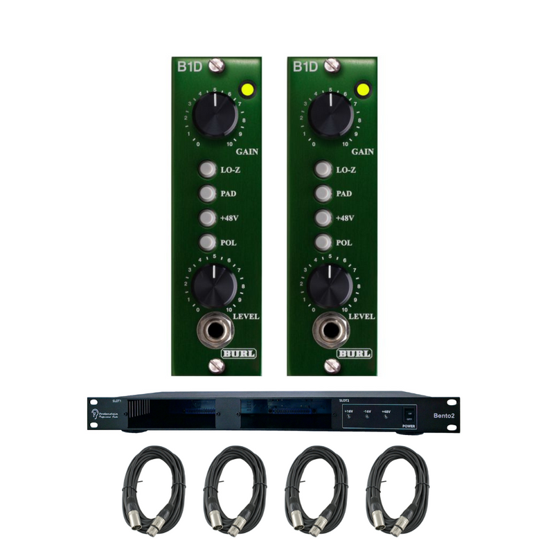 New Burl Audio B1D 500-Series Mic Preamp/DI Module - Bundle