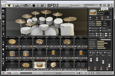 Platinum Samples Rock Legends For BFD Drum Sample Library Software -AAX/VST/Mac/PC (Download/Activation Card)