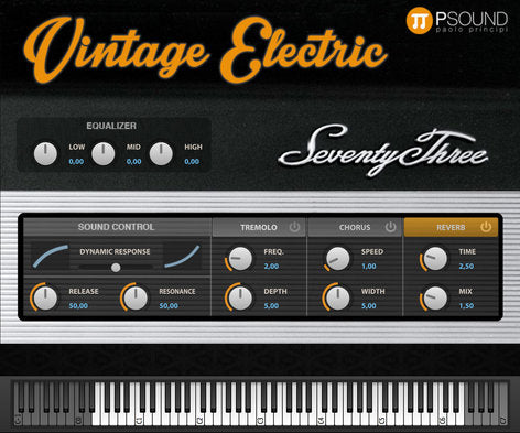 New PSound Vintage Electric Virtual Vintage Electric Piano | Software | Mac/PC | AU/VST/AAX (Download/Activation Card)