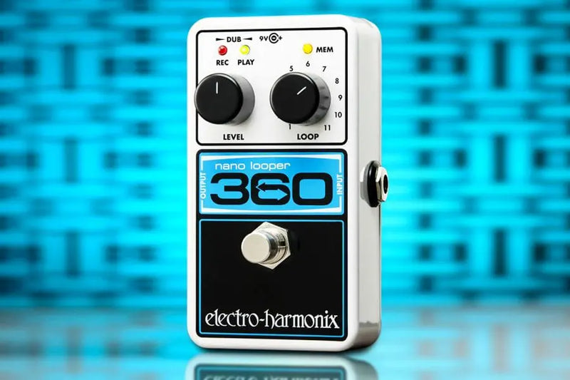 New Electro-Harmonix Nano Looper 360- Pedal Looper with 360 seconds of Loop Recording Time and 11 Storable Loops!