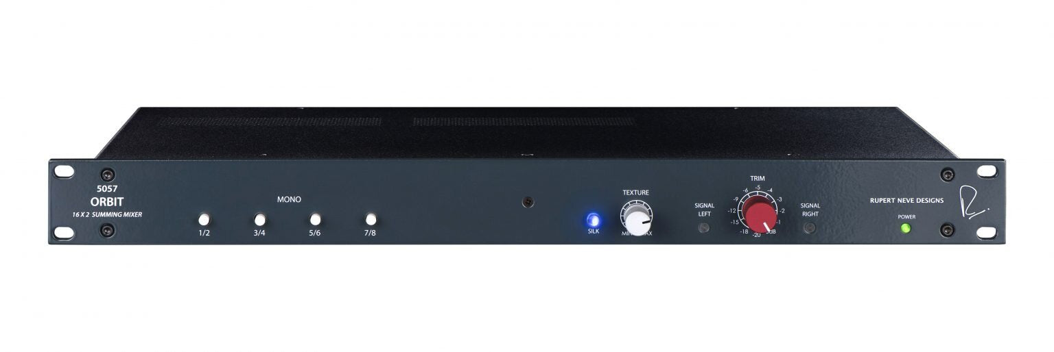 New Rupert Neve Designs 5057 Orbit | 16x2 Channel Summing Mixer | All The Tone, Power, and Depth of a Rupert Neve Console, 1u Rackspace!