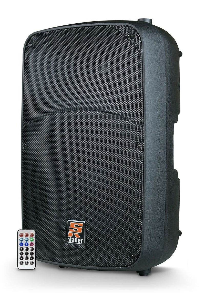 Staner SR-315A Active Speaker with Bluetooth 15" Bi-Amplified 2-Way 300W