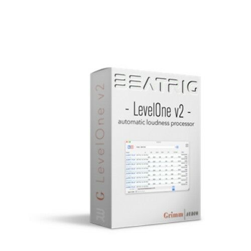 New Beatrig LevelOne V2 - The most advanced loudness processor Mac/PC - (Download/Activation Card)