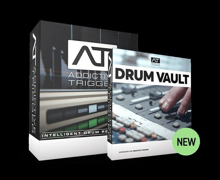 New XLN Audio Addictive Trigger + Drum Vault MAC/PC VST AU AAX Software (Download/Activation Card)