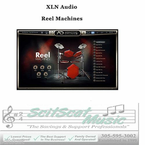 New XLN Audio Addictive Drums 2 Reel Machines ADpak Expansion MAC/PC VST AU AAX Software (Download/Activation Card)