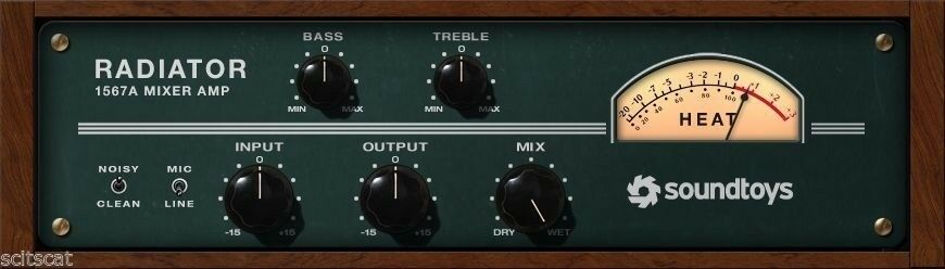 Till July 26, 2024 -- New SoundToys  Radiator5 Tube Input Channel Virtual Processor Plug-in Mac/PC Software