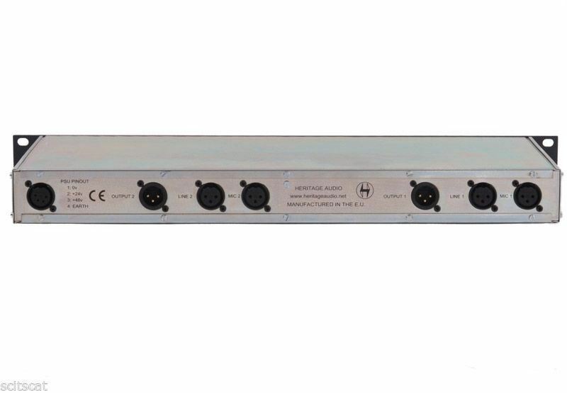 New Heritage Audio DMA73 2-Channel Microphone Preamp