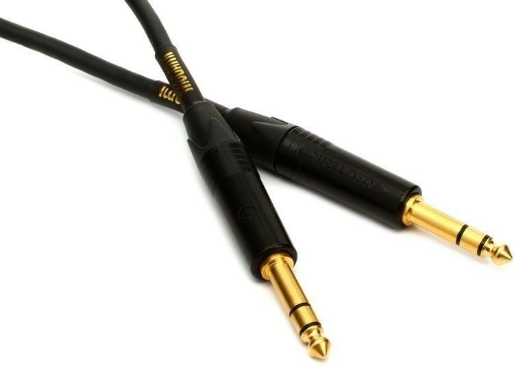 New Mogami GOLD TRS-TRS-06 Balanced 1/4-inch TRS Male to 1/4-inch TRS Male Patch Cable - 6 foot