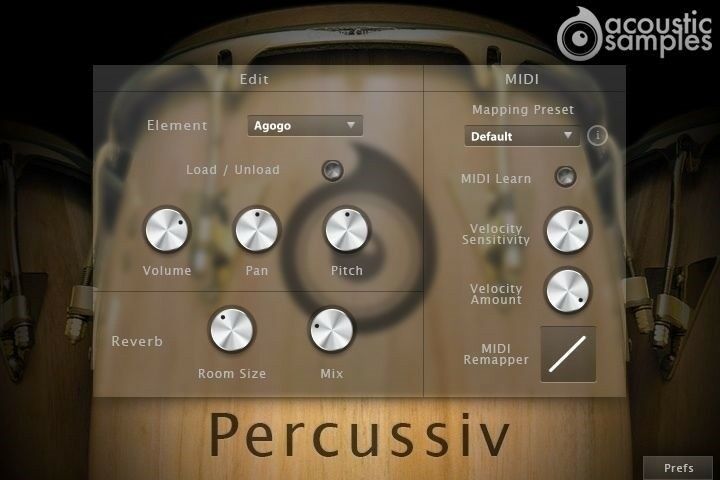 New AcousticSamples Percussiv Percussion Collection Mac/PC UVI Sample Library