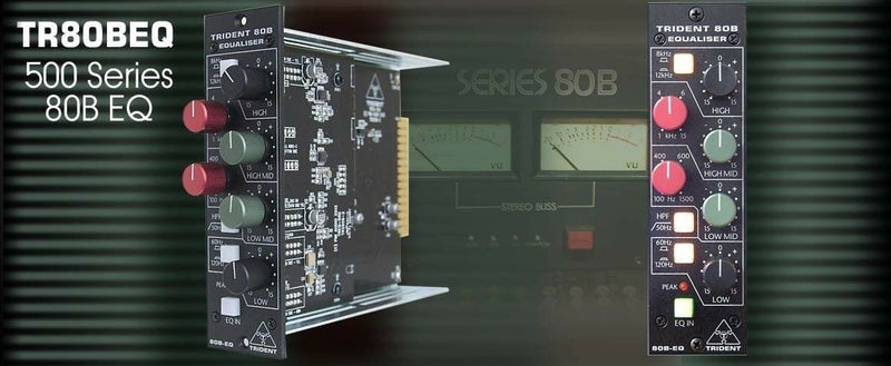 New Trident Audio 80B-500EQ 4-Band Equalizer 500-Series Module (80B-500)