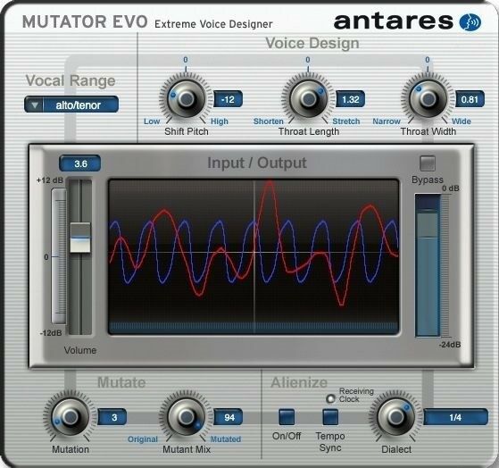 New Antares Mutator Evo - Extreme Voice Designer MAC/PC Software VST AU AAX Virtual Processor Plug-in