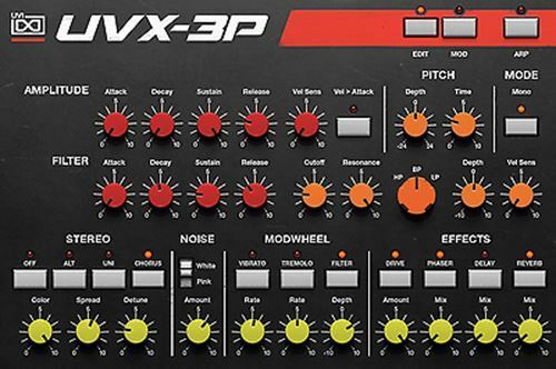 New UVI UVX-3P Synth VI Software (Download/Activation Card)