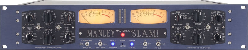 New Manley Labs SLAM! Stereo Limiter and Microphone Preamp - Mastering Version | MMSLAM