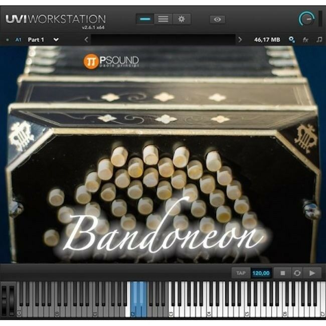 New PSound Bandoneon Virtual Vintage Bandoneon | Software | Mac/PC | AU/VST/AAX  (Download/Activation Card)