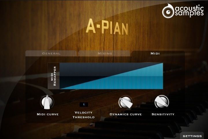 New AcousticSamples A-Pian Grand Piano French Mac PC Software (Download/Activation Card)