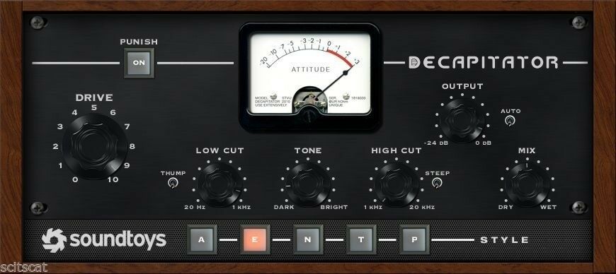 New SoundToys Decapitator5 Analog Saturation Virtual Processor Plug-in Mac/PC Software