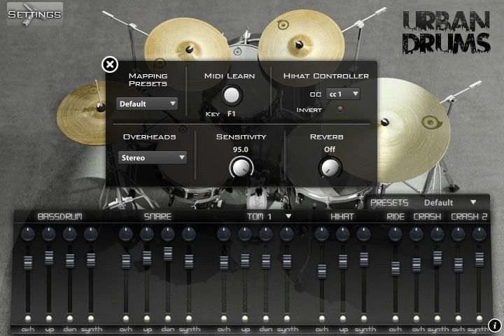New AcousticSamples Urban Drums Tight Drum Kit Mac/PC Software (Download/Activation Card)