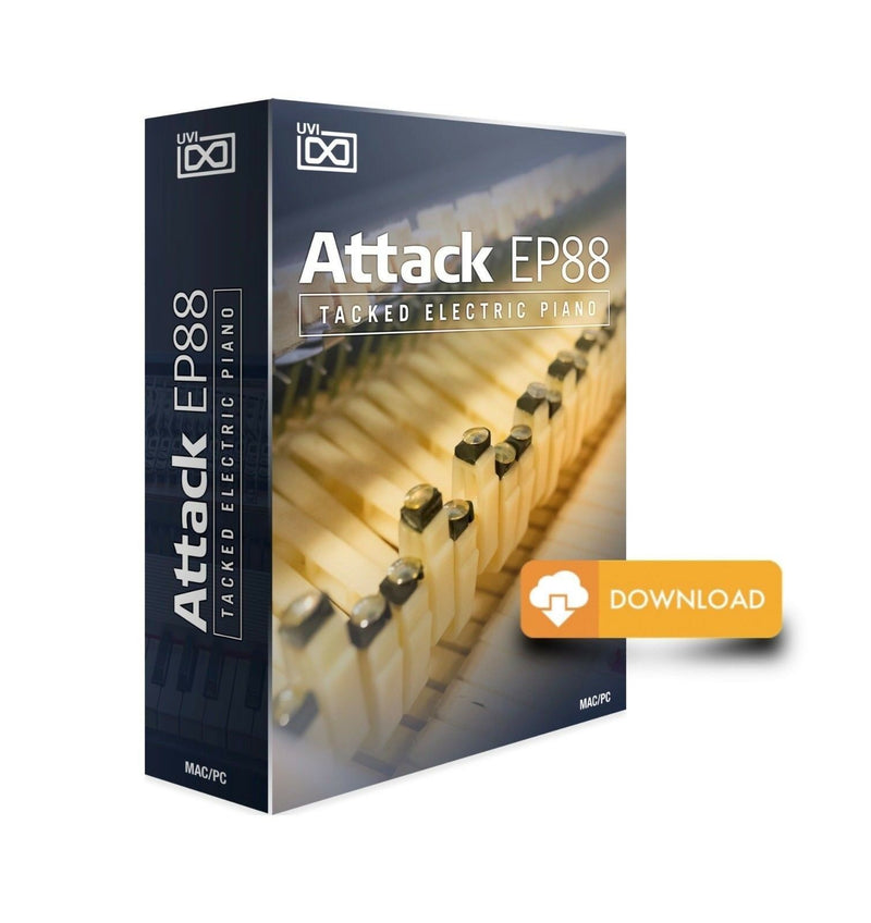 New UVI Attack EP88 VI Software (Download/Activation Card)