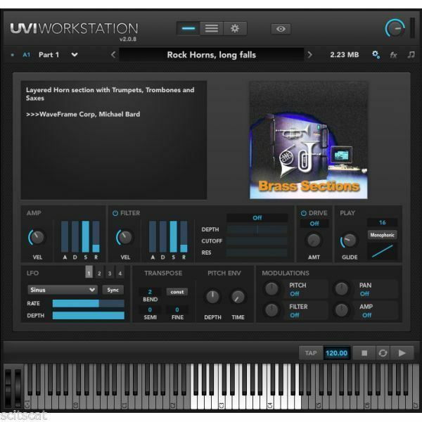 New UVI WaveFrame Sound Collection Synthesizer VI Software (Download/Activation Card)