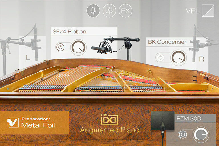 New UVI Augmented PIano VI Software (Download/Activation Card)