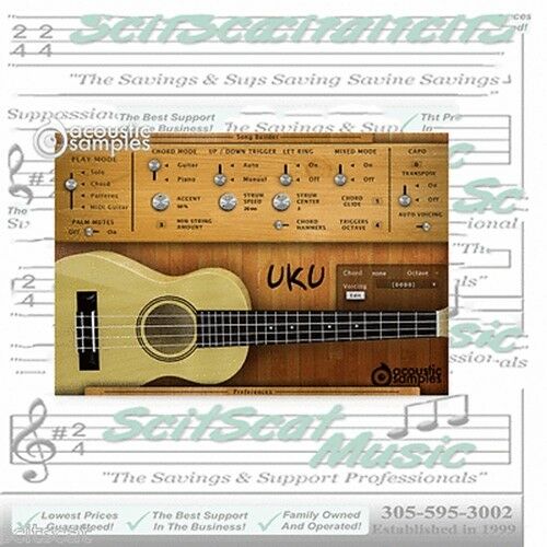 New AcousticSamples UKU Ukulele Instrument Mac/PC UVI Sample Library
