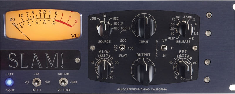 New Manley Labs SLAM! Stereo Limiter and Mic Preamp | MSLAM