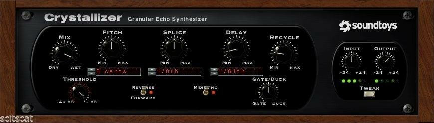 New SoundToys Crystallizer5 Granular Echo Virtual Processor Plug-in Mac/PC Software