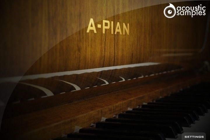 New AcousticSamples A-Pian Grand Piano French Mac PC Software (Download/Activation Card)