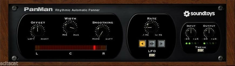 New SoundToys  PanMan Rhythmic Automatic Panner Virtual Processor Plug-in Mac/PC Software