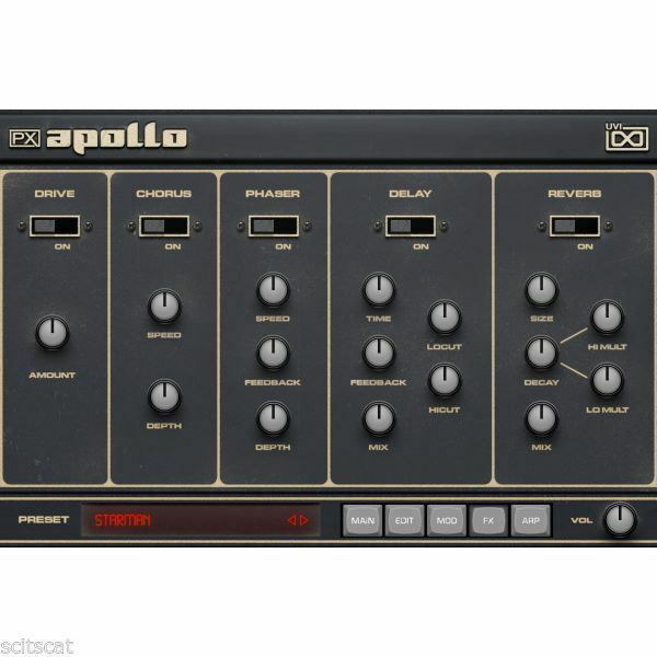 New UVI PX Apollo Vintage Analog Polysynth VI Software (Download/Activation Card)