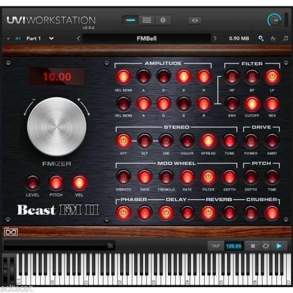New UVI The Beast Classic Digital Instrument Collection  VI Software (Download/Activation Card)