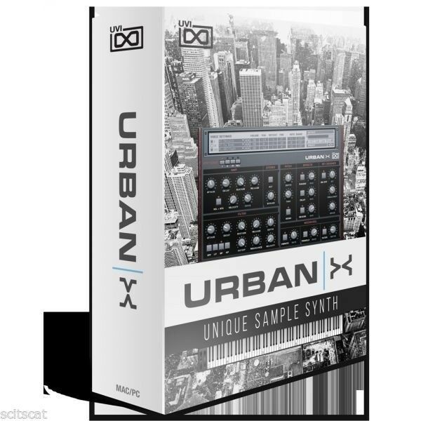 New UVI URBAN X Sample Synth VI Software (Download/Activation Card)