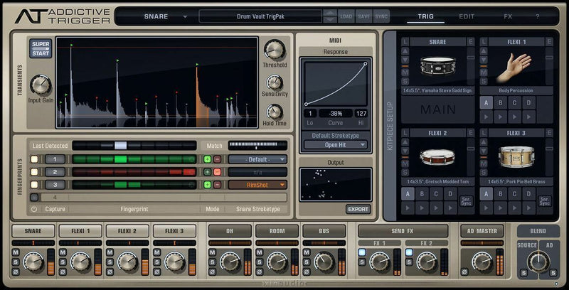 New XLN Audio Addictive Trigger Drum Vault Replacement MAC/PC VST AU AAX Software (Download/Activation Card)