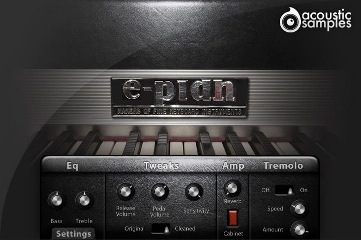 New AcousticSamples E Pian  Electric Piano Mac/PC Software (Download/Activation Card)