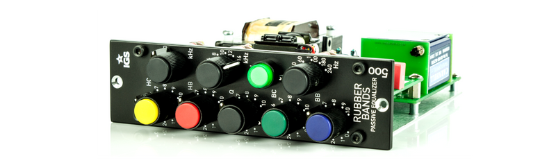 New IGS Audio Rubber Bands 500 Single Pultec Passive EQ 500-Series Module (RB 500)