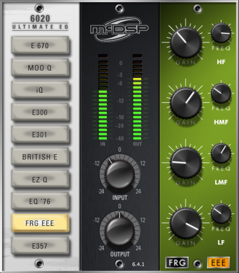 New McDSP 6020 Ultimate EQ v7 Plug-In (HD) AAX/VST/Mac/PC (Download/Activation Card)
