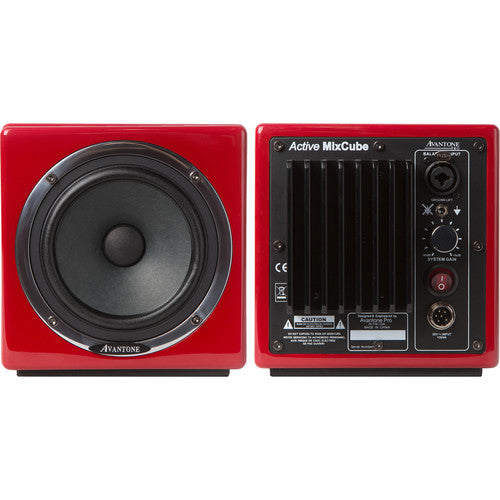 New Avantone Pro Active MixCube Powered Full-Range Mini Reference Monitors (Pair, Red)