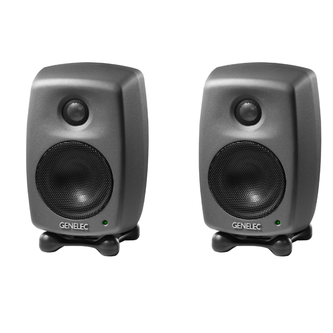 New Genelec 8010A Studio Monitors (Pair) (Grey)