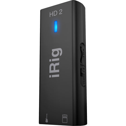 New IK Multimedia iRig HD 2 | 24-bit 96kHz Sample Rate! | Portable Guitar Interface for iOS, Mac and PC