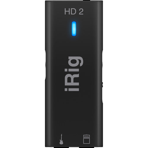 New IK Multimedia iRig HD 2 | 24-bit 96kHz Sample Rate! | Portable Guitar Interface for iOS, Mac and PC