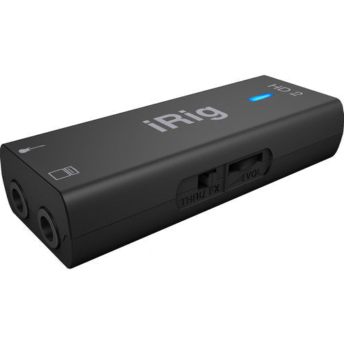 NEW IK Multimedia iRig HD 2 | 24 Bit / 96 kHz Sample Rate | Guitar Interface for iOS, Mac and PC | Bundle