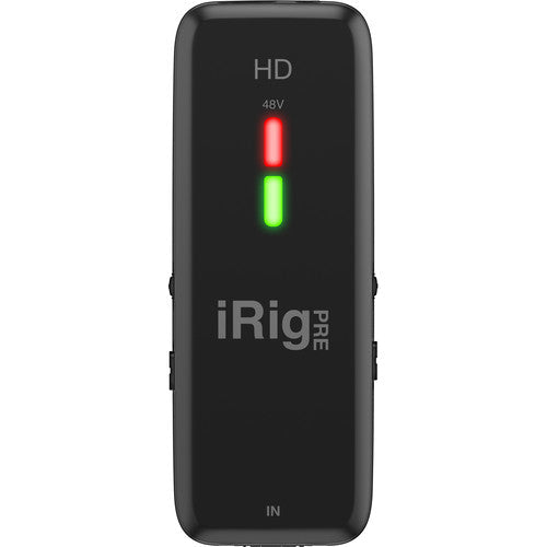 NEW IK Multimedia iRig Pre HD Audio Interface with Mic Pre - Bundle