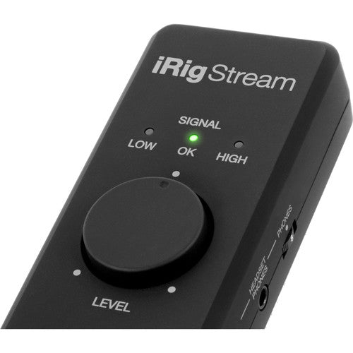 NEW IK Multimedia iRig Stream Ultracompact 2x2 Audio Interface for Computers, Smartphones, and Tablets