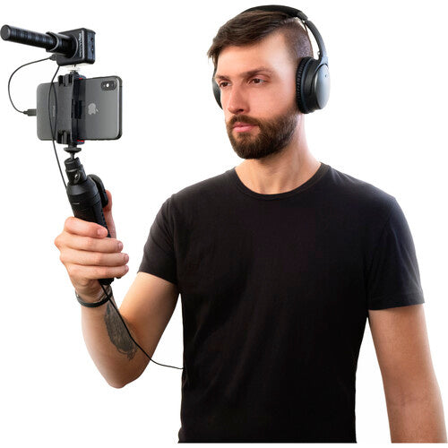 New IK Multimedia iRig Mic Video Bundle | Comes with Shotgun Mic and Smartphone Grip