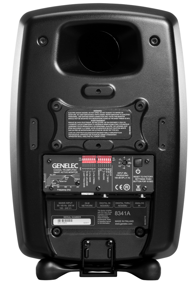 New Genelec 8341A SAM 3-Way Studio Monitor (Single) (Black)